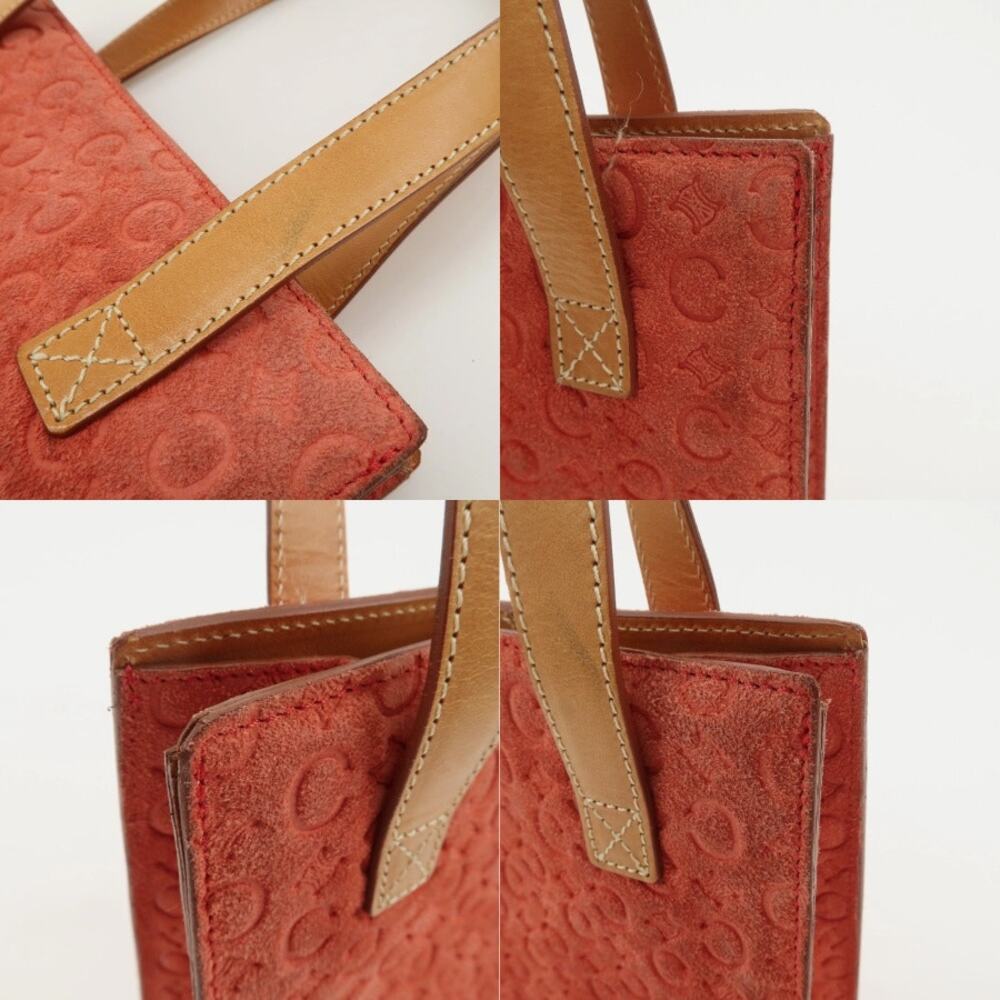 💎✨Beautiful✨💎Authentic CELINE C Macadam Suede Leather Tote Bag Hand Bag - Picture 8 of 16